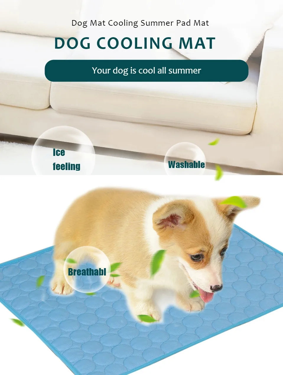 Pets Cooling Mat Summer